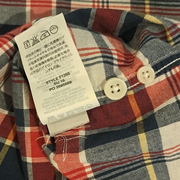 J. Crew Slim Fit Men's M Long Sleeve Button Down 100% Cotton Shirt Style #F1268 - Picture 9 of 13